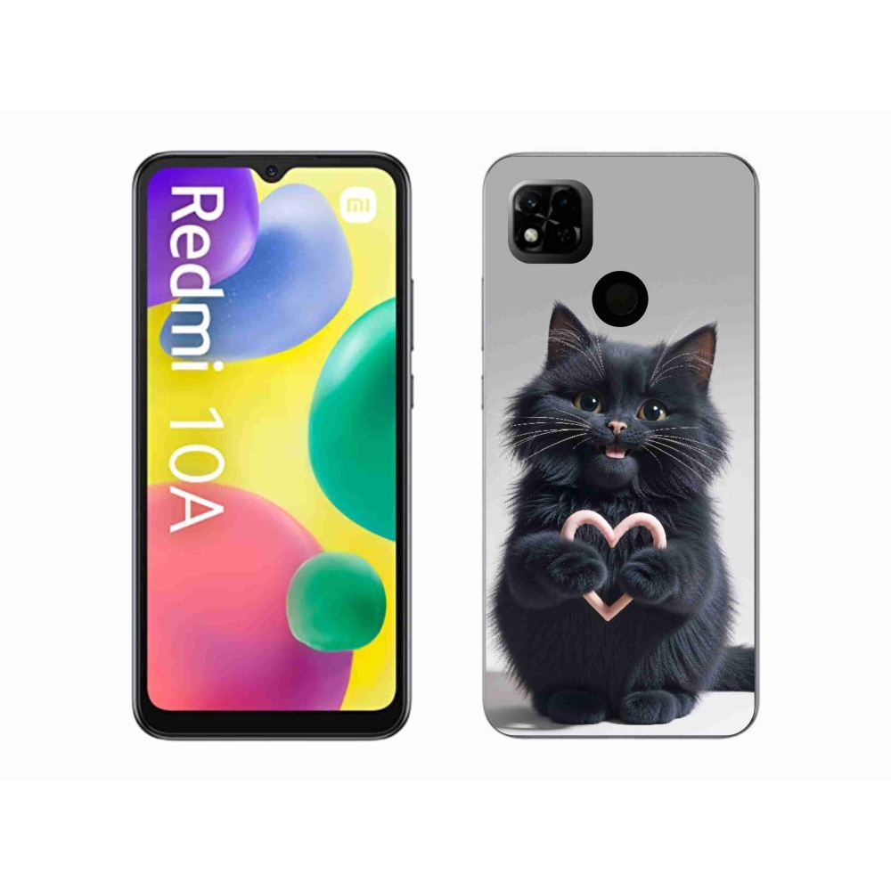 Gélový kryt mmCase na Xiaomi Redmi 10A - mačacia láska 3