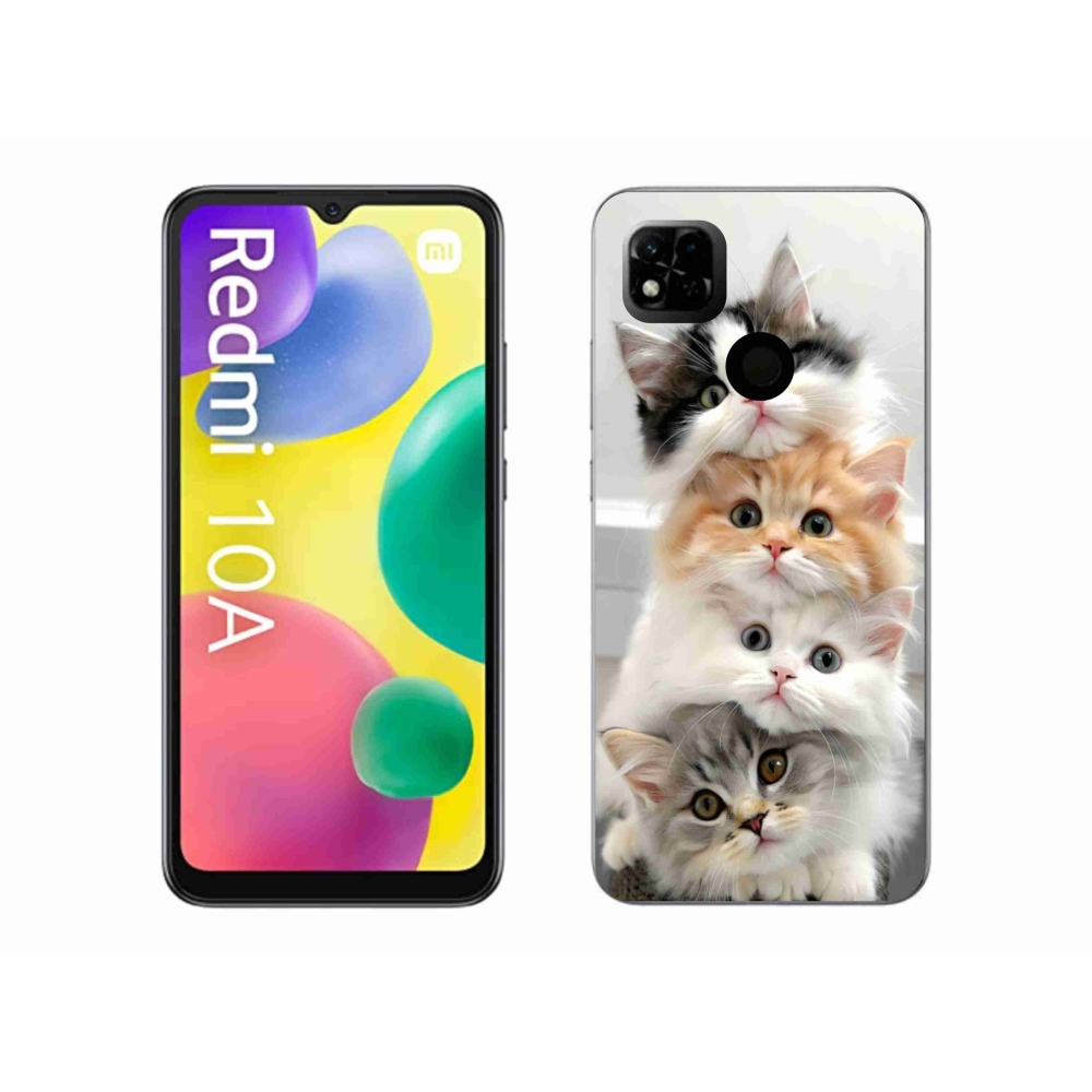Gélový kryt mmCase na Xiaomi Redmi 10A - mačacia partia