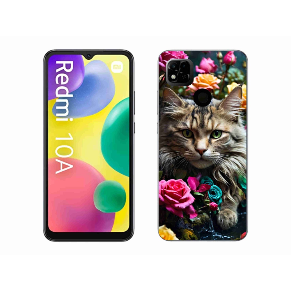 Gélový kryt mmCase na Xiaomi Redmi 10A - mačacie pohľad 2