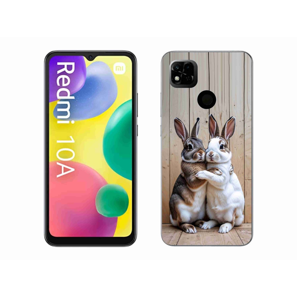 Gélový kryt mmCase na Xiaomi Redmi 10A - králičie pár