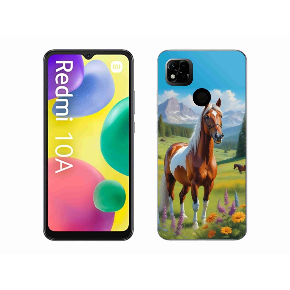 Gélový kryt mmCase na Xiaomi Redmi 10A - kôň na lúke