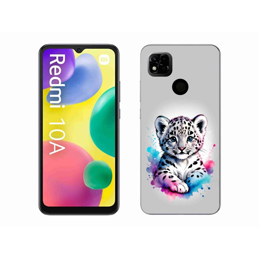 Gélový kryt mmCase na Xiaomi Redmi 10A - leopardej mláďa