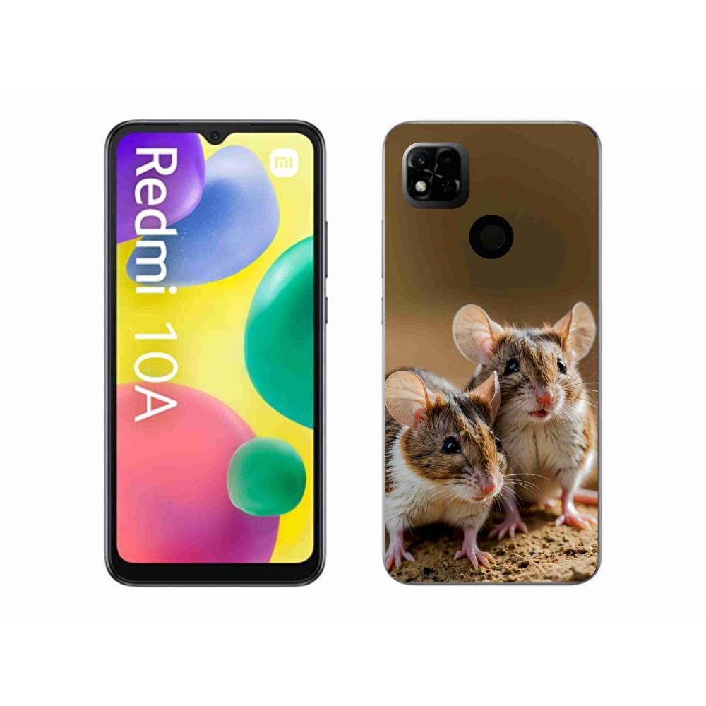 Gélový kryt mmCase na Xiaomi Redmi 10A - myší duo