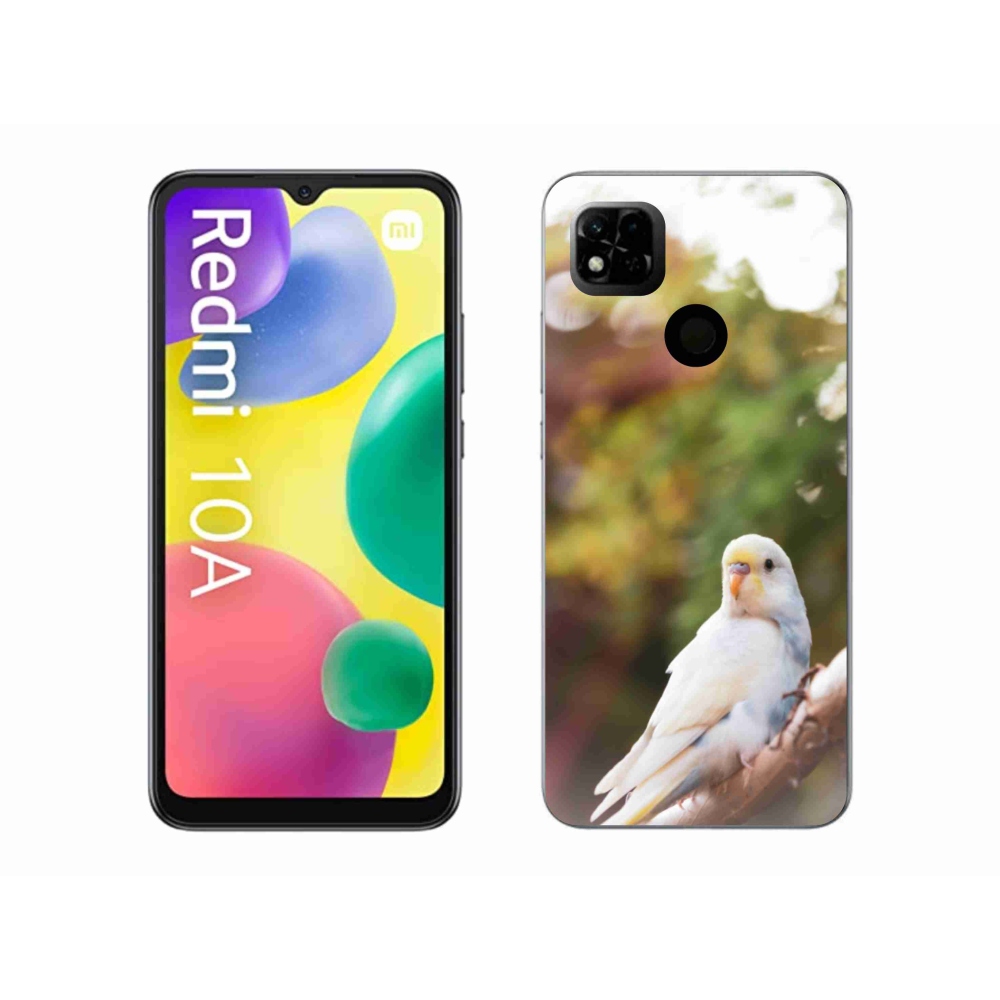 Gélový kryt mmCase na Xiaomi Redmi 10A - andulka biela