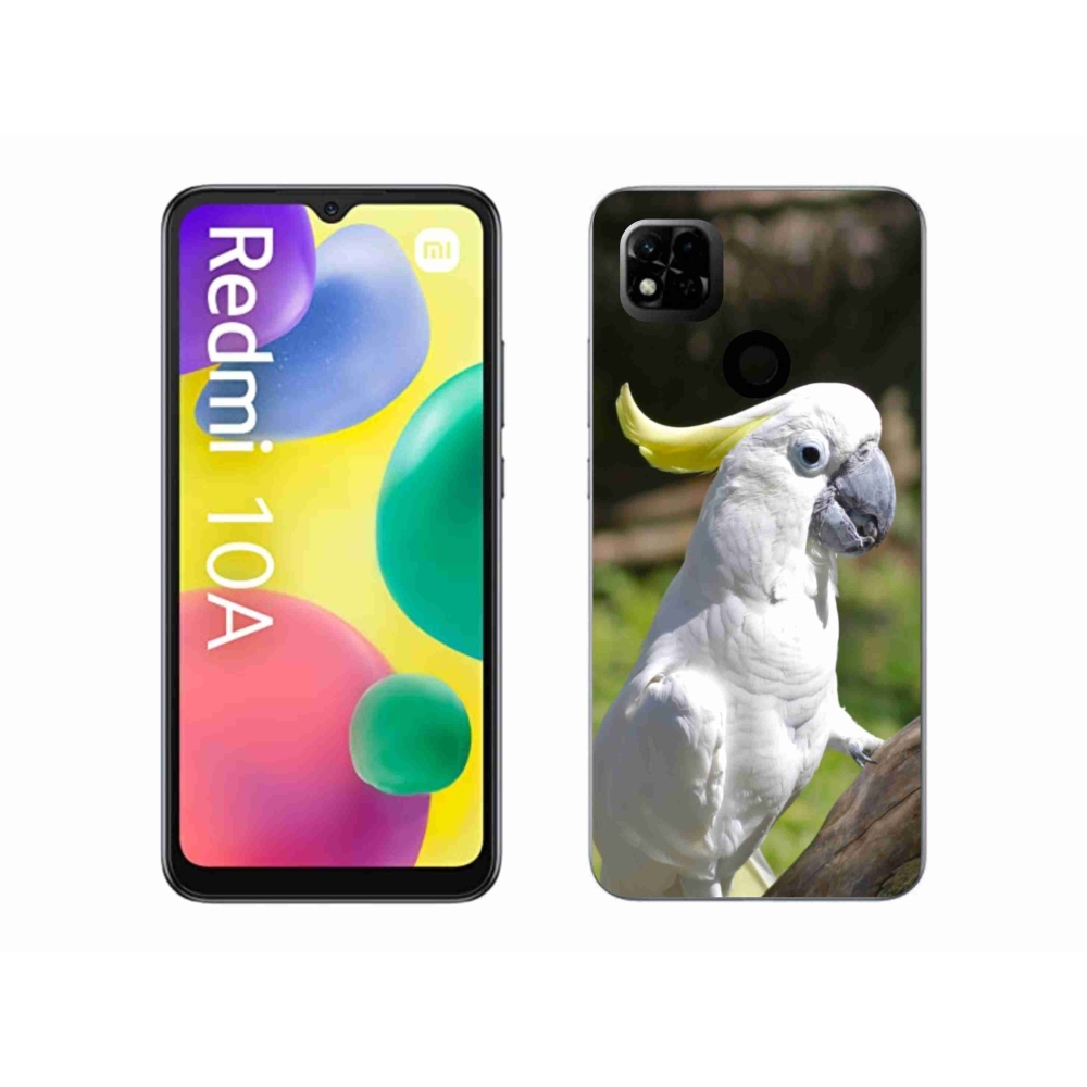 Gélový kryt mmCase na Xiaomi Redmi 10A - papagáj kakadu 2