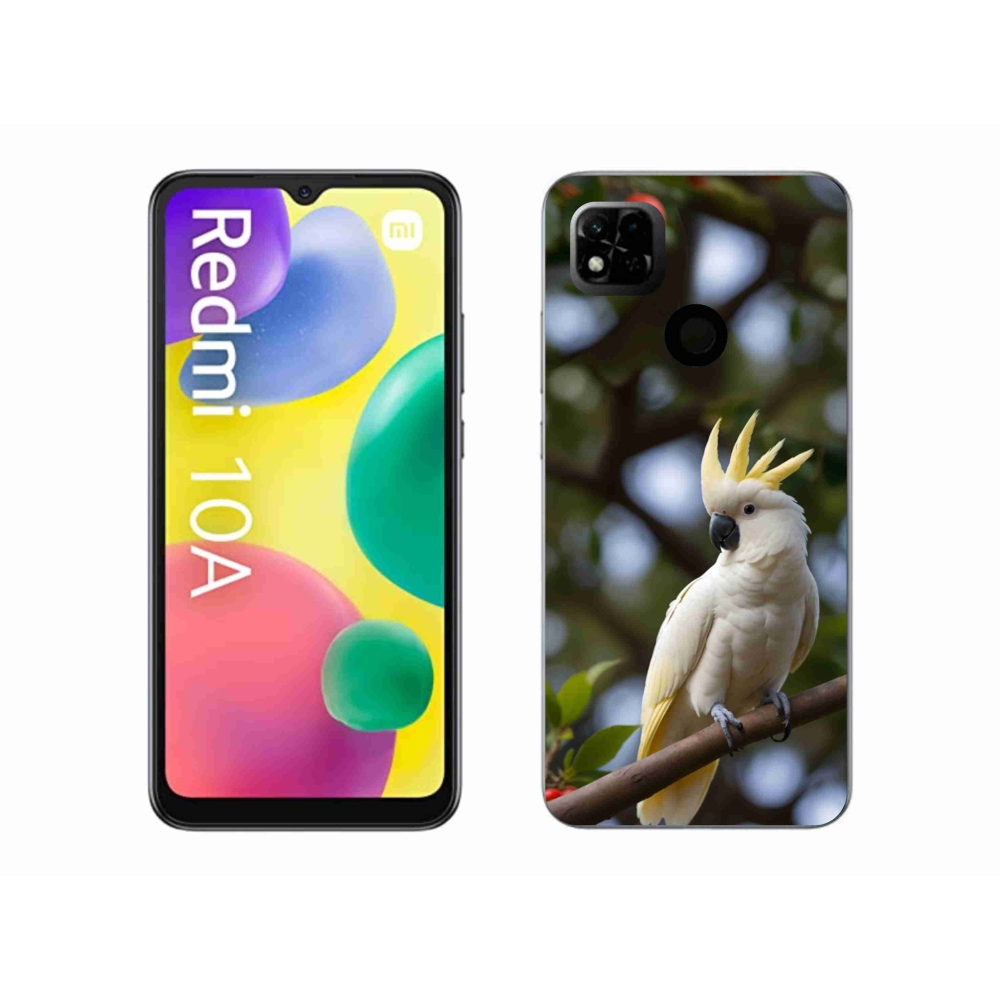 Gélový kryt mmCase na Xiaomi Redmi 10A - papagáj kakadu 3