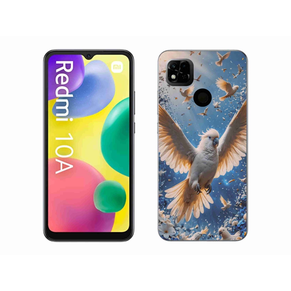 Gélový kryt mmCase na Xiaomi Redmi 10A - papagáj kakadu