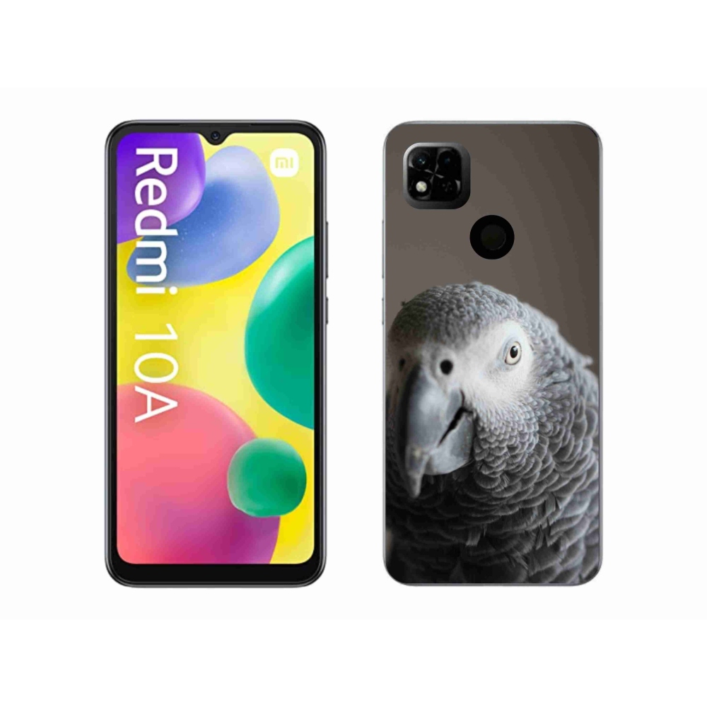 Gélový kryt mmCase na Xiaomi Redmi 10A - papagáj žako 2