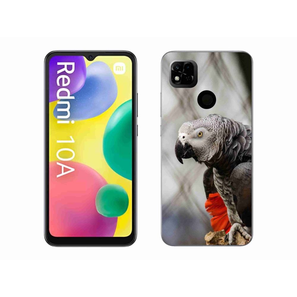 Gélový kryt mmCase na Xiaomi Redmi 10A - papagáj žako 3