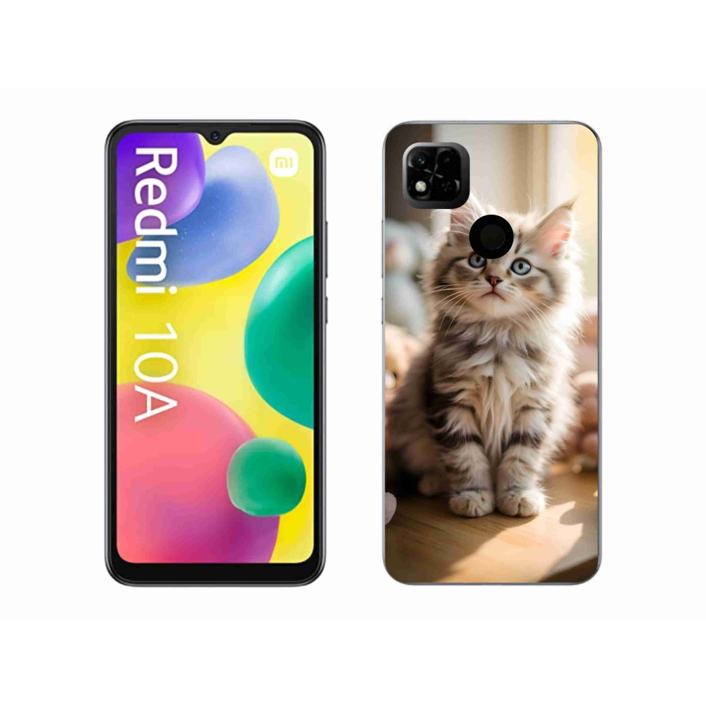 Gélový kryt mmCase na Xiaomi Redmi 10A - roztomilé mačiatko 10