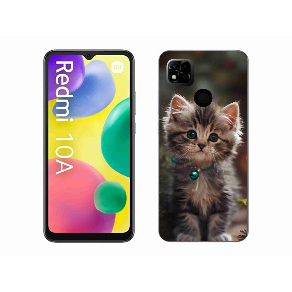 Gélový kryt mmCase na Xiaomi Redmi 10A - roztomilé mačiatko 11