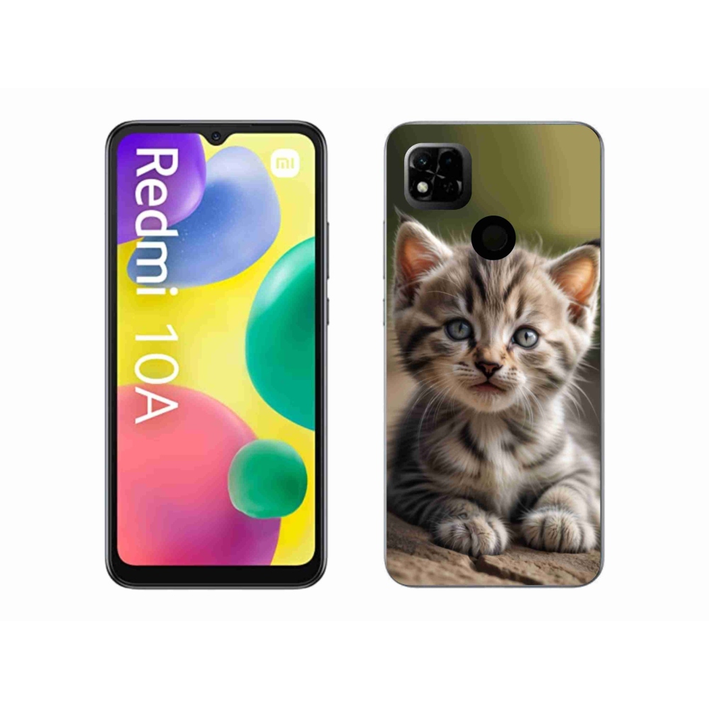 Gélový kryt mmCase na Xiaomi Redmi 10A - roztomilé mačiatko 9