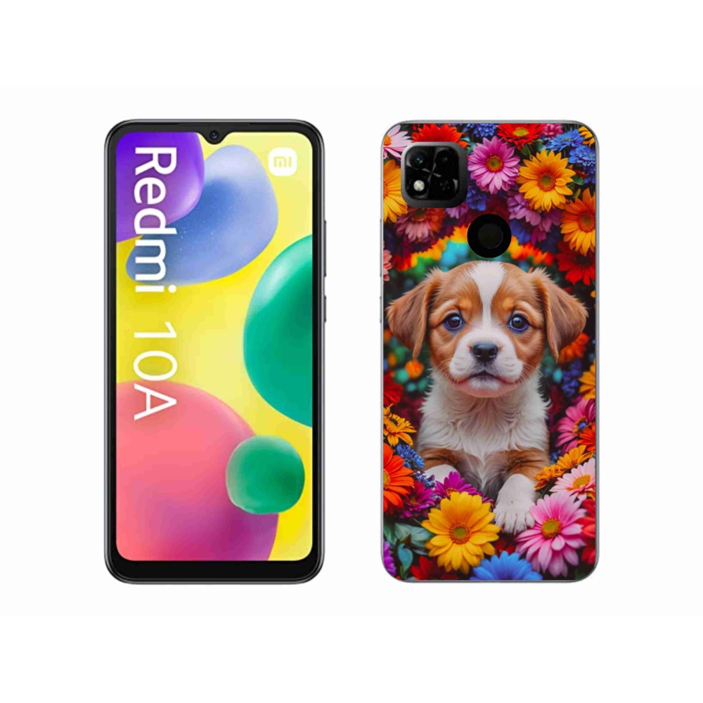 Gélový kryt mmCase na Xiaomi Redmi 10A - roztomilé šteňa