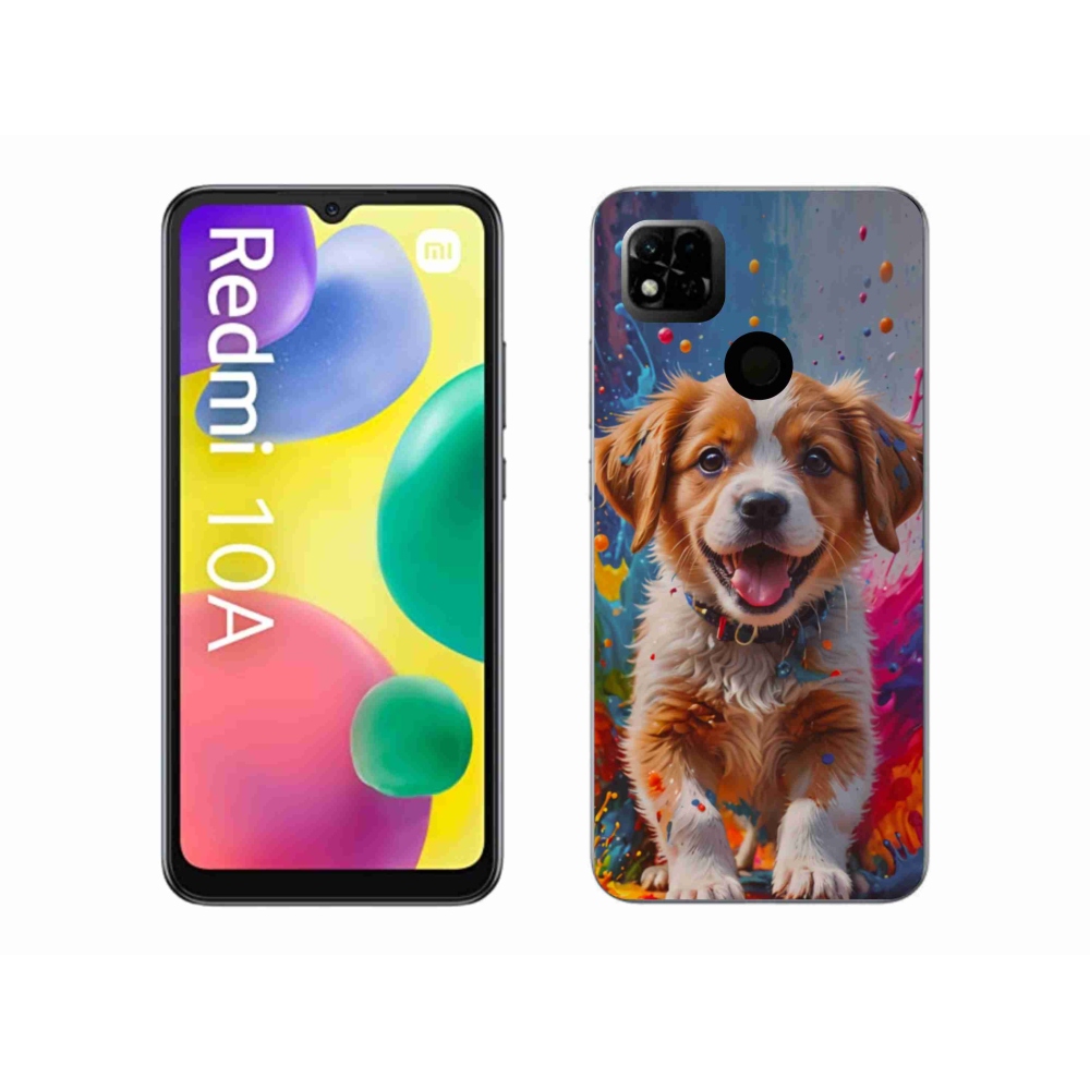 Gélový kryt mmCase na Xiaomi Redmi 10A - roztomilé šteňa 3