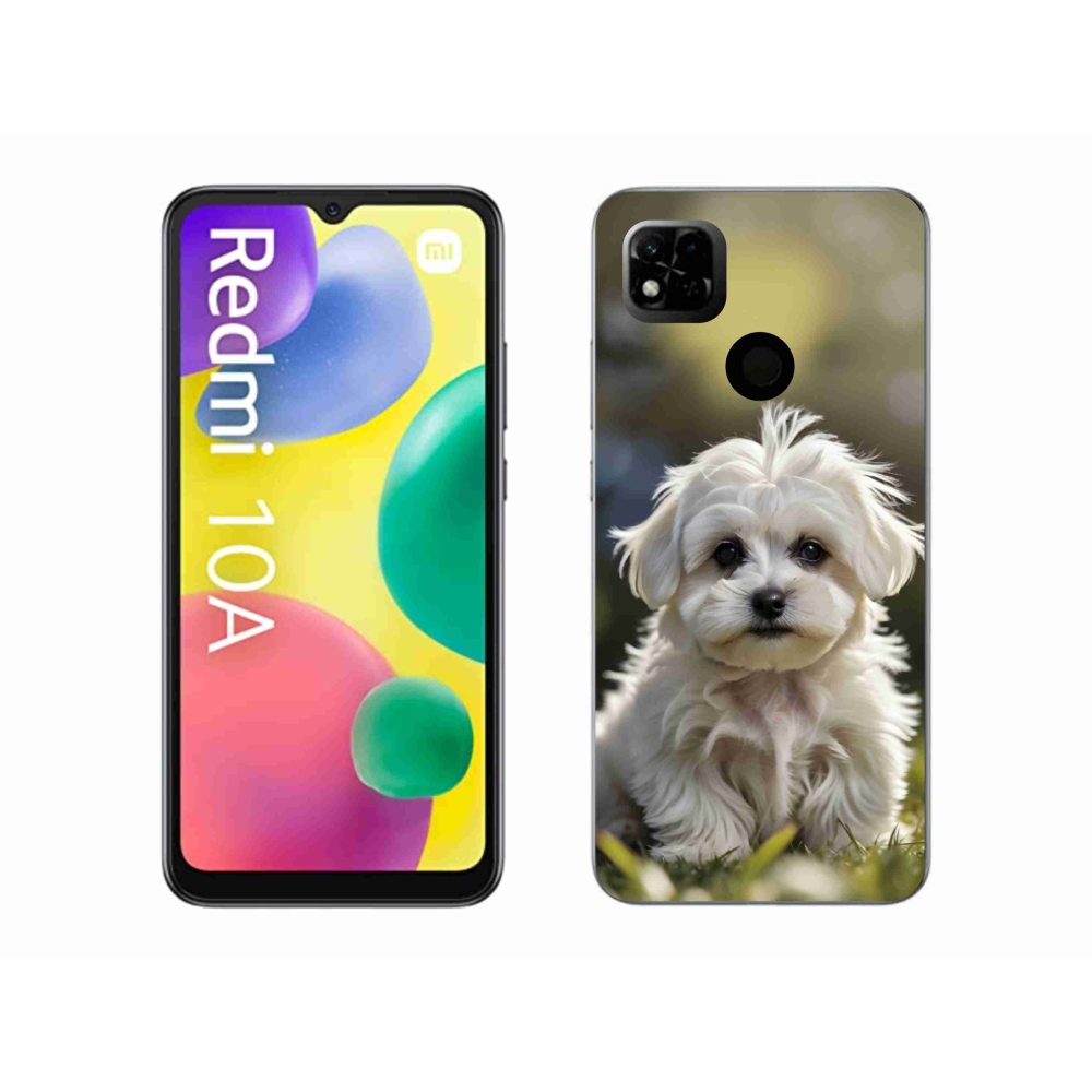 Gélový kryt mmCase na Xiaomi Redmi 10A - roztomilý maltézsky psík