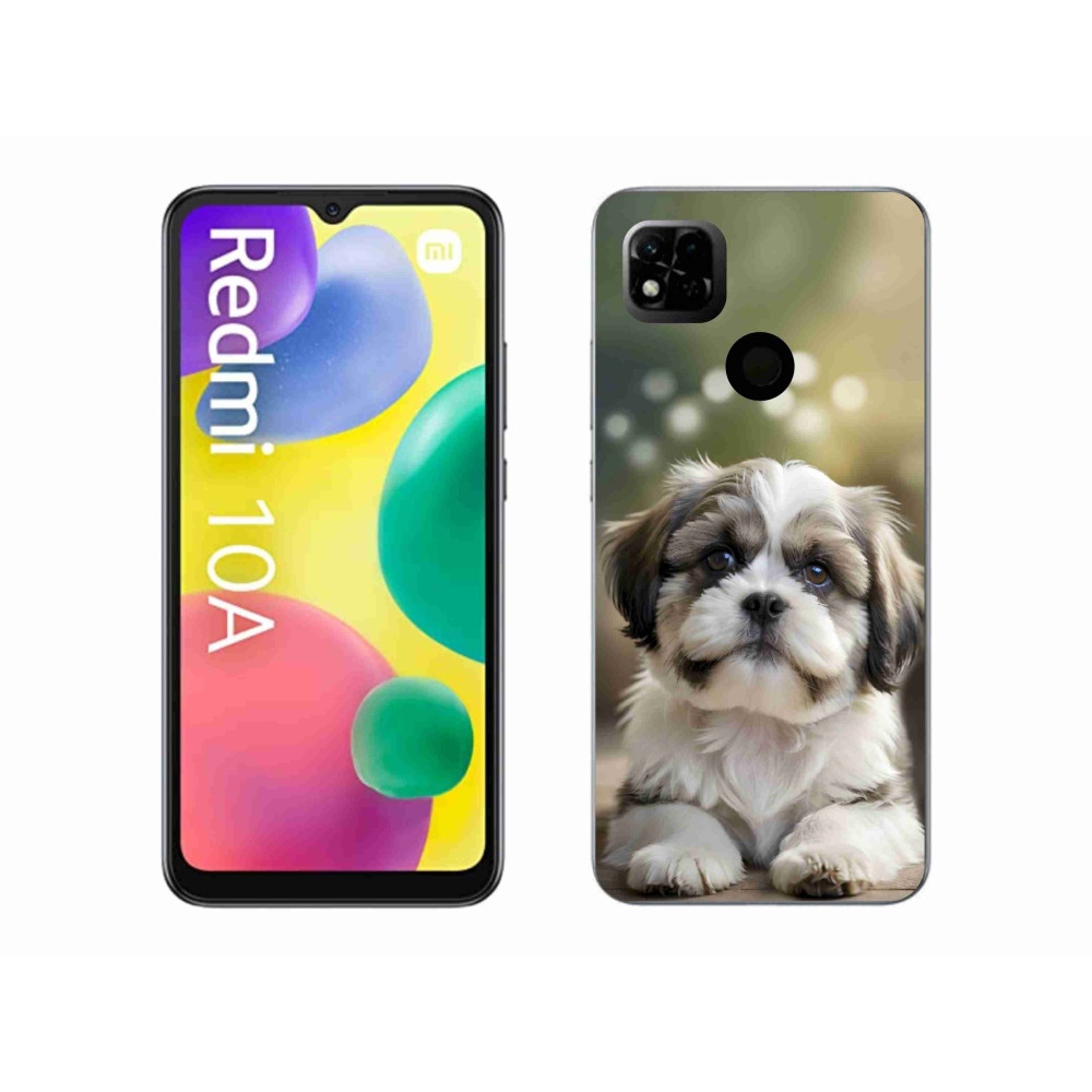 Gélový kryt mmCase na Xiaomi Redmi 10A - roztomilý shih-tzu