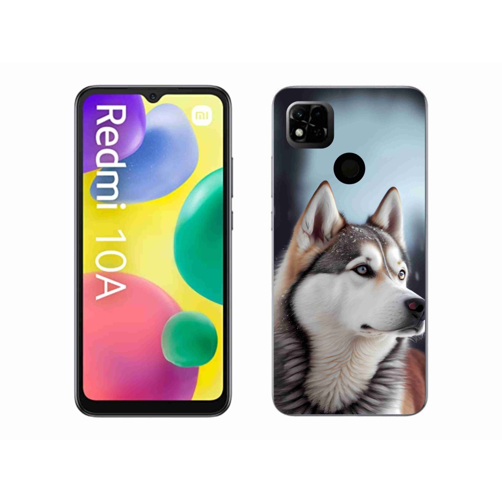 Gélový kryt mmCase na Xiaomi Redmi 10A - sibírsky husky