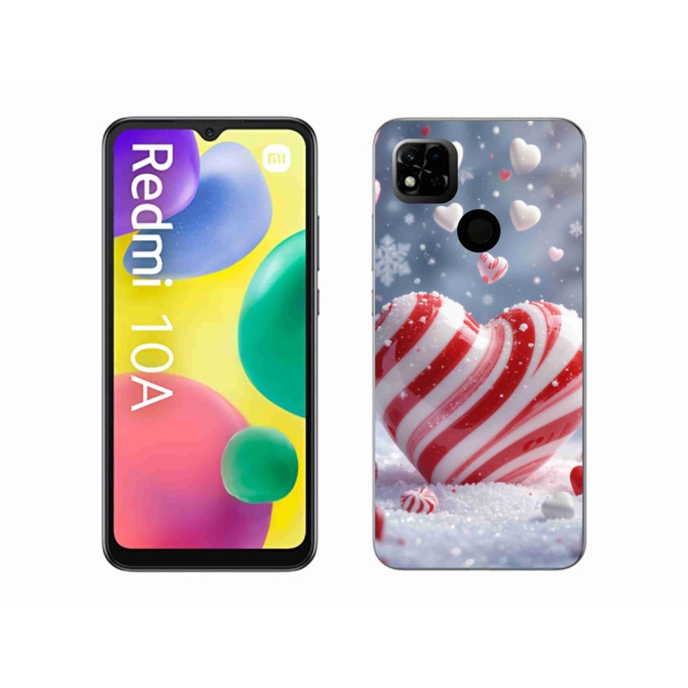 Gélový kryt mmCase na Xiaomi Redmi 10A - sladké srdce