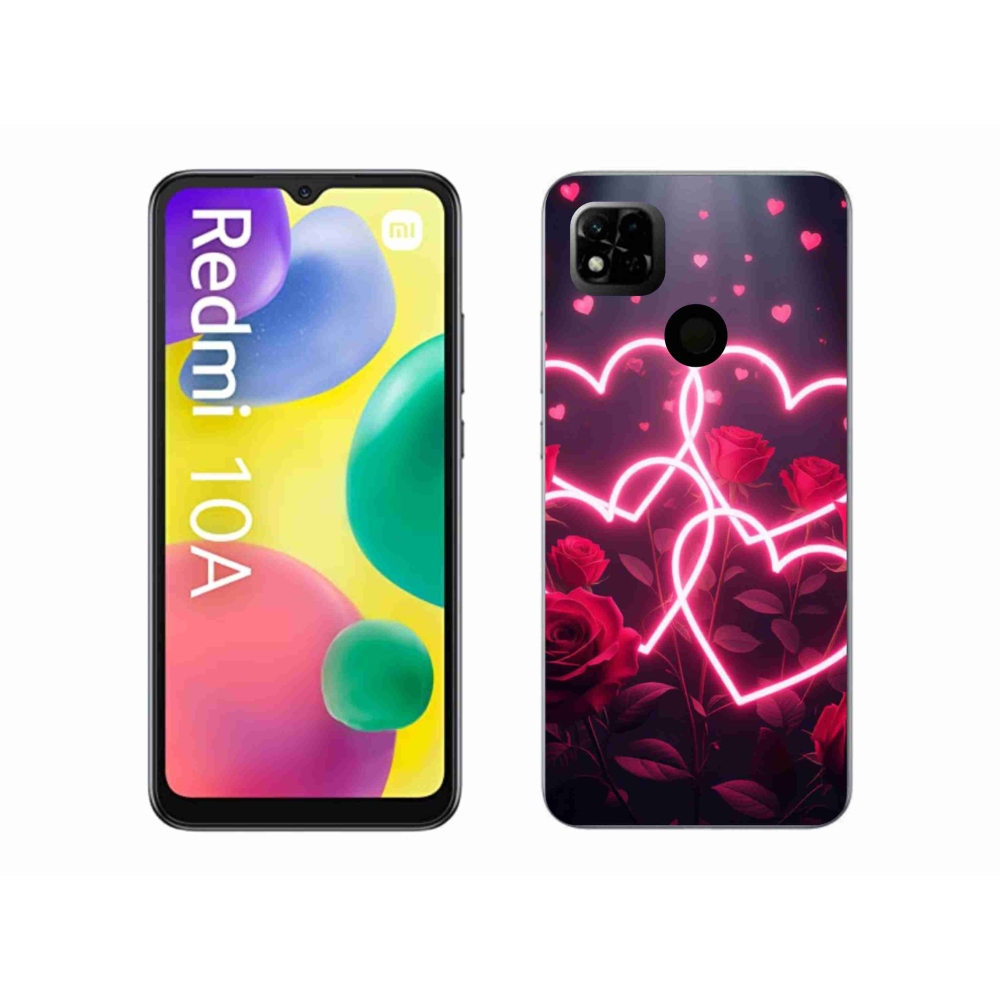 Gélový kryt mmCase na Xiaomi Redmi 10A - srdce lásky