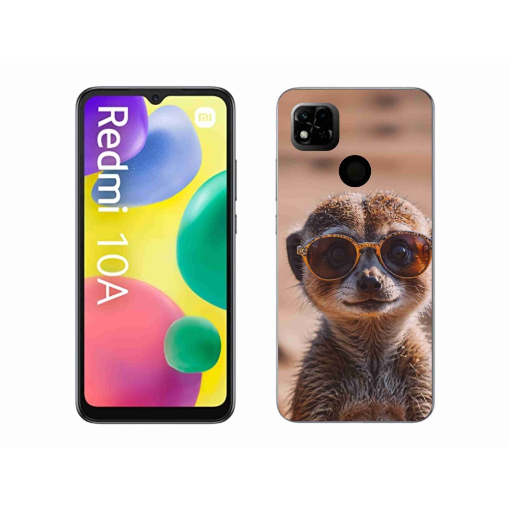 Gélový kryt mmCase na Xiaomi Redmi 10A - štýlová surikata