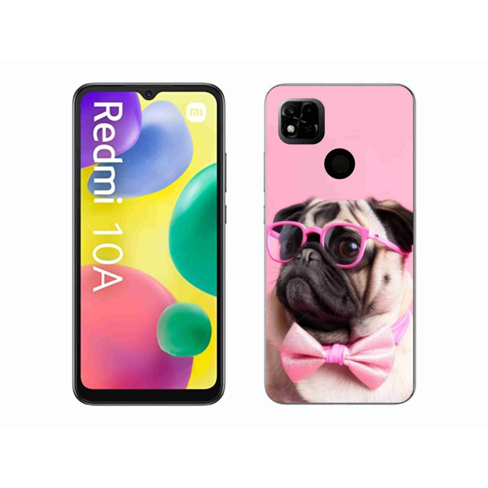 Gélový kryt mmCase na Xiaomi Redmi 10A - štýlový mops