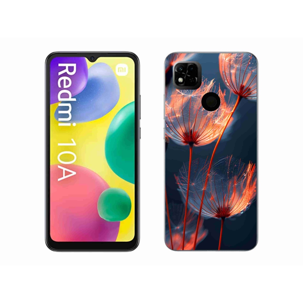 Gélový kryt mmCase na Xiaomi Redmi 10A - svetielkujúca páperie