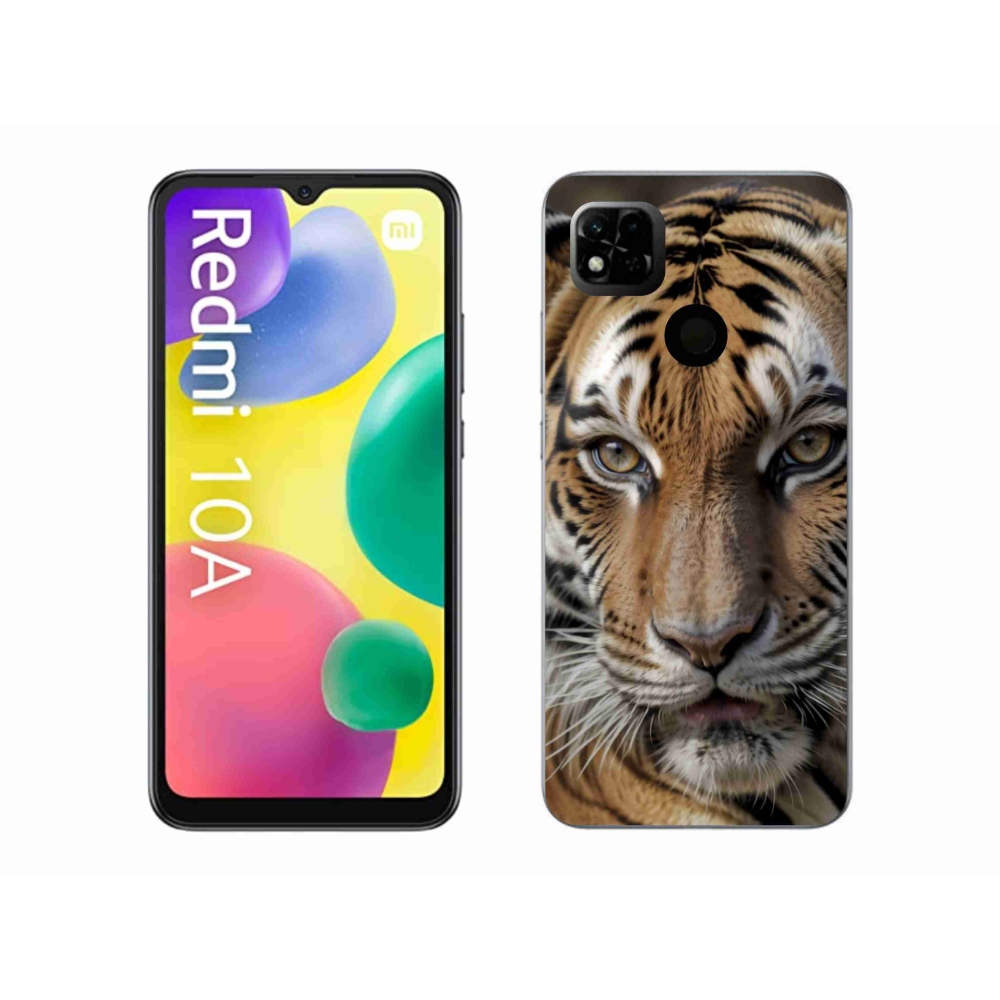 Gélový kryt mmCase na Xiaomi Redmi 10A - tigrie pohľad