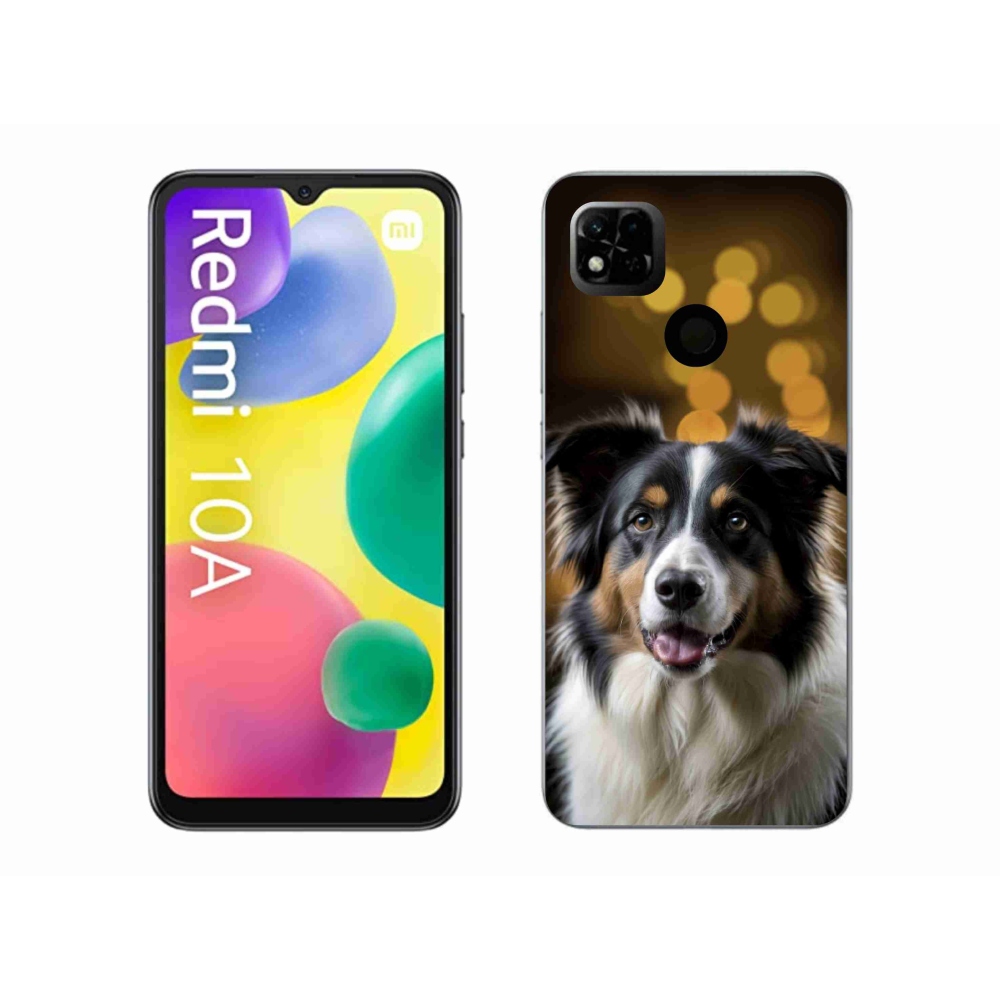 Gélový kryt mmCase na Xiaomi Redmi 10A - usmievavý austrálsky ovčiak