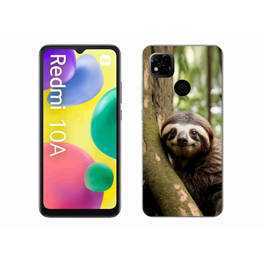 Gélový kryt mmCase na Xiaomi Redmi 10A - usmievavý leňochod