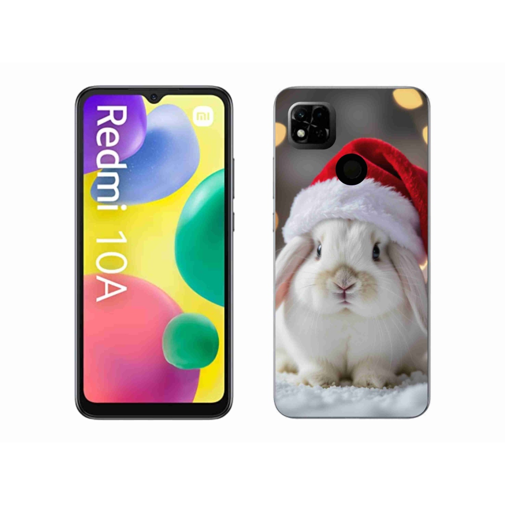 Gélový kryt mmCase na Xiaomi Redmi 10A - vianočný králik