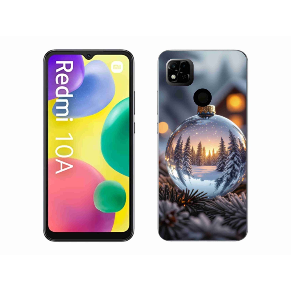 Gélový kryt mmCase na Xiaomi Redmi 10A - vianočná ozdoba