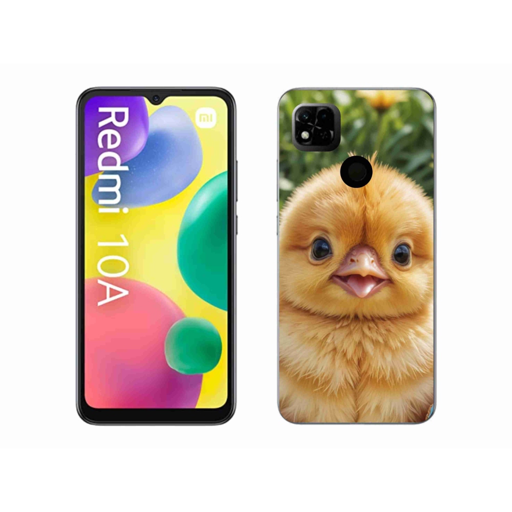 Gélový kryt mmCase na Xiaomi Redmi 10A - veselé kuriatko