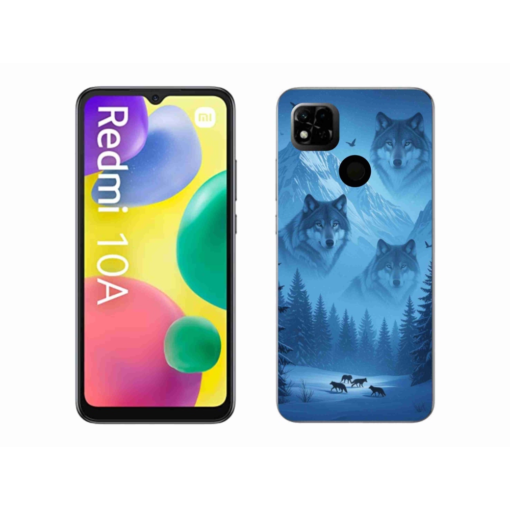Gélový kryt mmCase na Xiaomi Redmi 10A - vlčia svorka