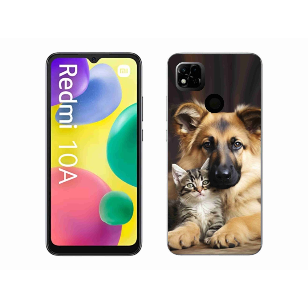 Gélový kryt mmCase na Xiaomi Redmi 10A - zvieracie priateľstvo