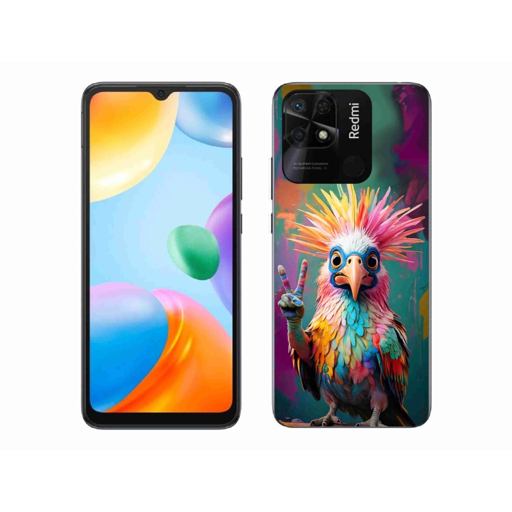 Gélový kryt mmCase na Xiaomi Redmi 10C - farebný rebel