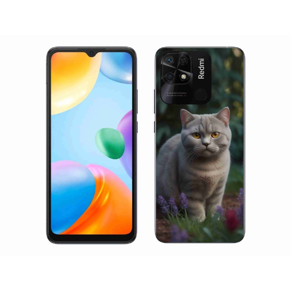 Gélový kryt mmCase na Xiaomi Redmi 10C - britská mačka