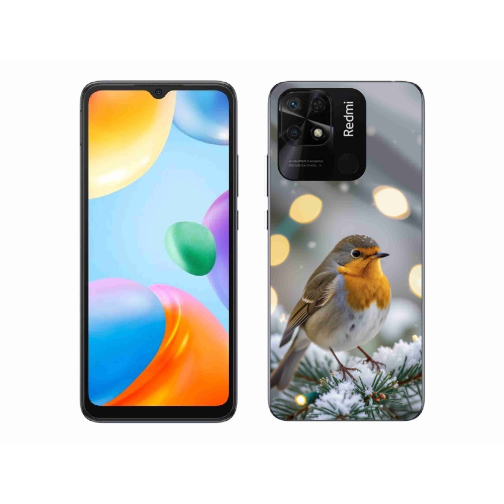 Gélový kryt mmCase na Xiaomi Redmi 10C - červienka v zime