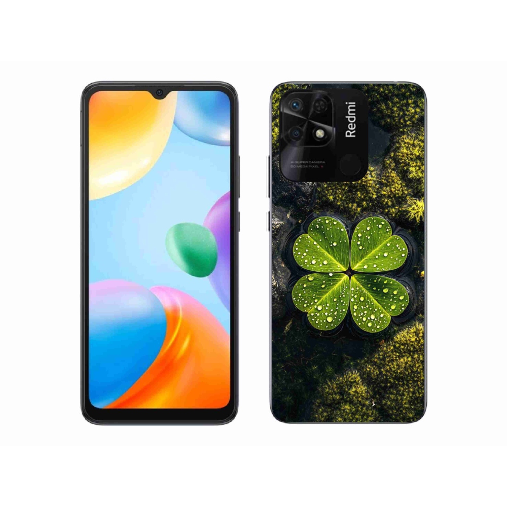 Gélový kryt mmCase na Xiaomi Redmi 10C - štvorlístok