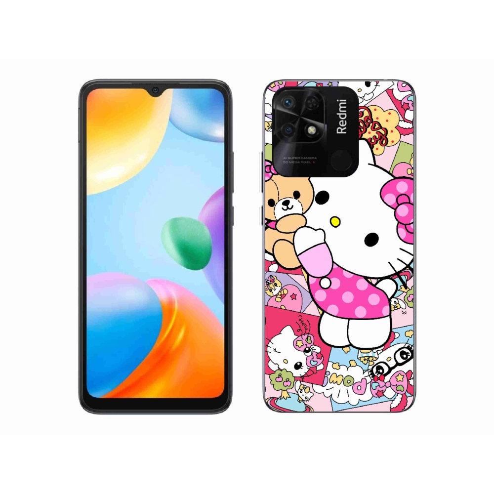 Gélový kryt mmCase na Xiaomi Redmi 10C - cute kitty