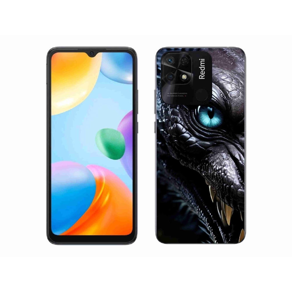 Gélový kryt mmCase na Xiaomi Redmi 10C - dračí pohľad