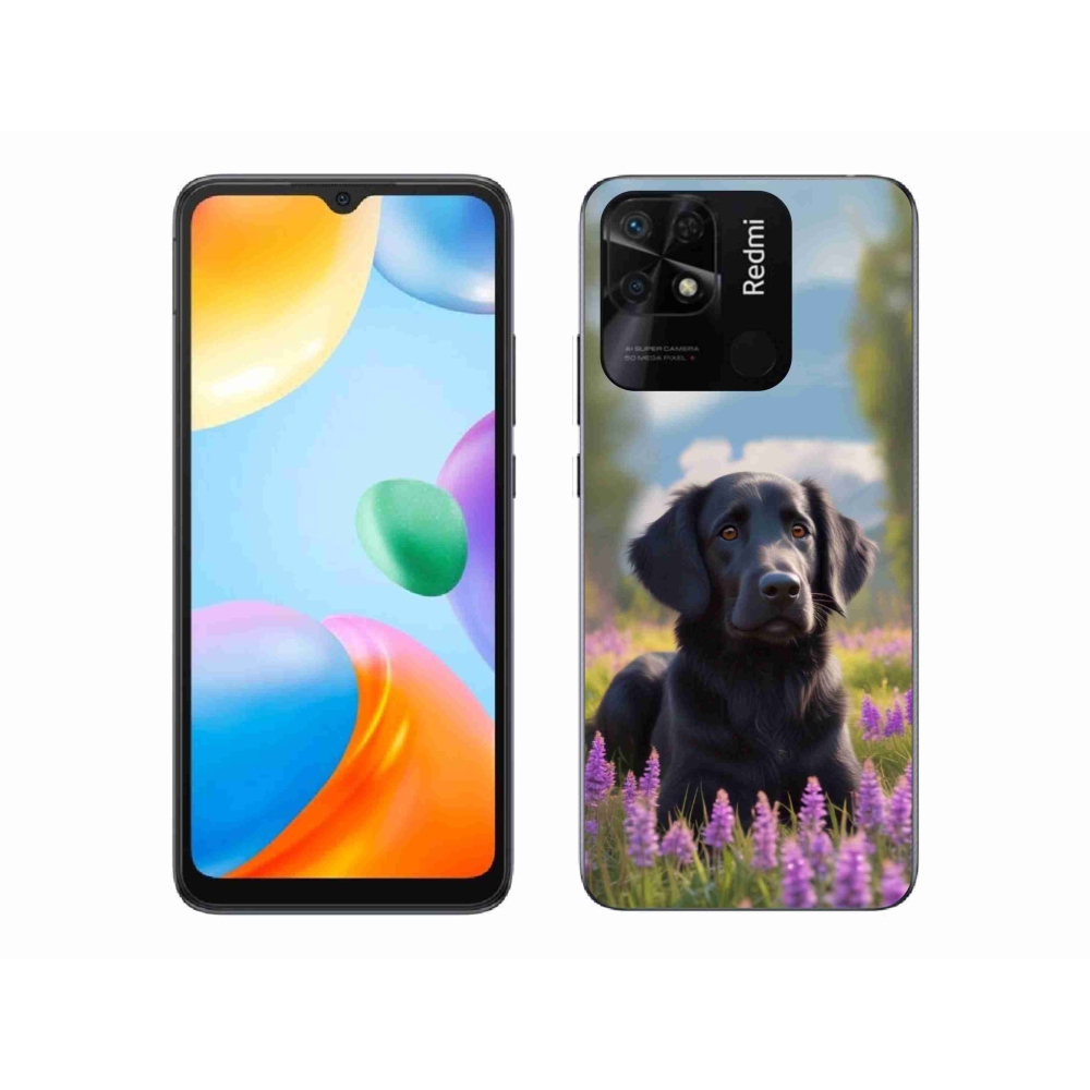 Gélový kryt mmCase na Xiaomi Redmi 10C - elegantný čierny retriever