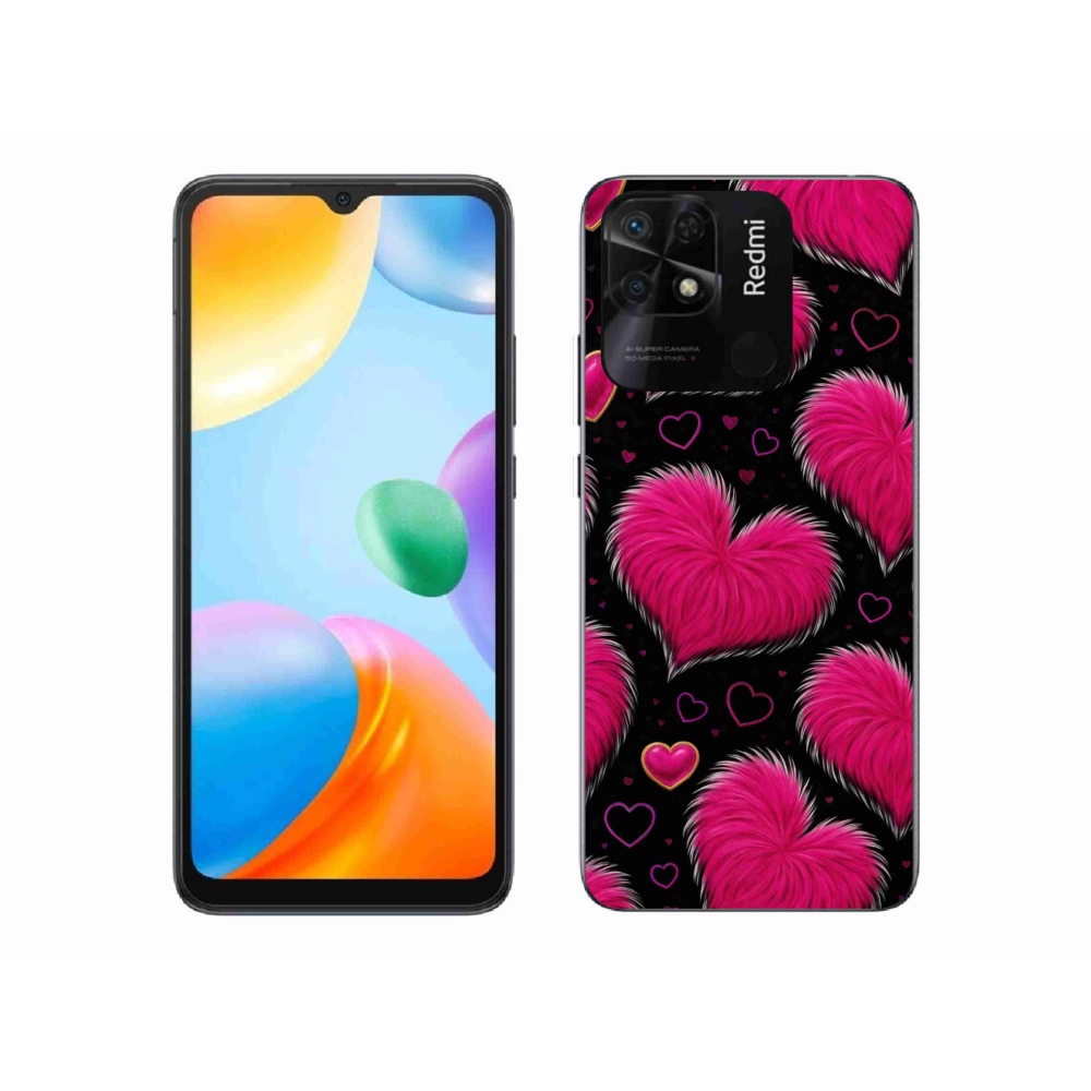 Gélový kryt mmCase na Xiaomi Redmi 10C - hebké srdce