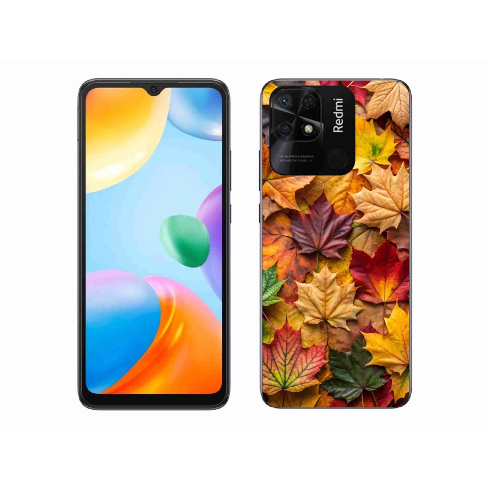 Gélový kryt mmCase na Xiaomi Redmi 10C - javorové listy 2