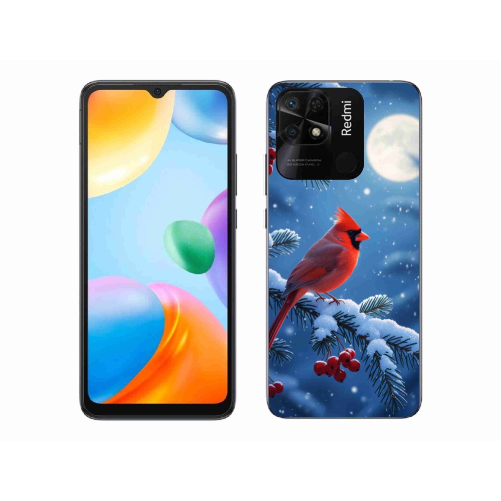 Gélový kryt mmCase na Xiaomi Redmi 10C - kardinál červený