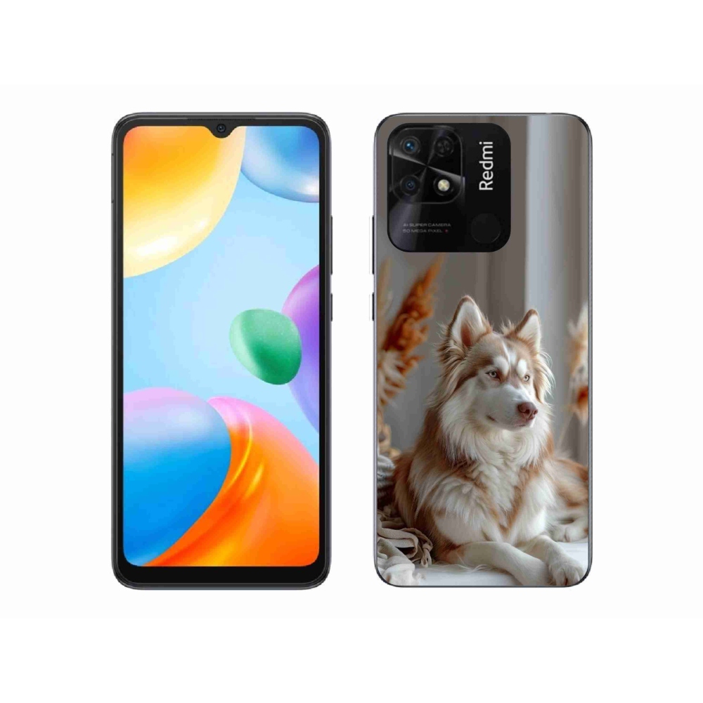 Gélový kryt mmCase na Xiaomi Redmi 10C - pokojný sibírsky husky
