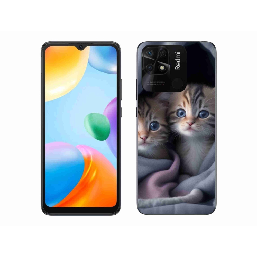 Gélový kryt mmCase na Xiaomi Redmi 10C - mačacie duo 2
