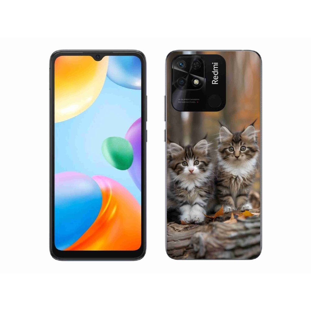Gélový kryt mmCase na Xiaomi Redmi 10C - mačacie duo 3