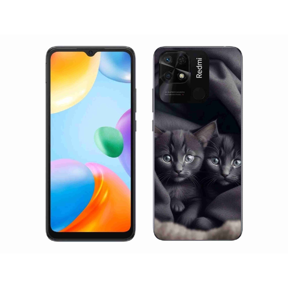 Gélový kryt mmCase na Xiaomi Redmi 10C - mačacie duo