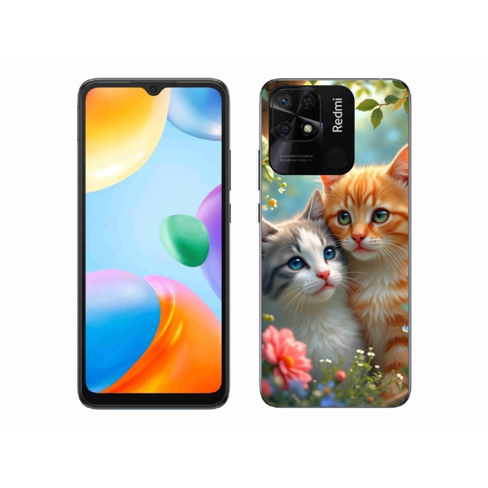 Gélový kryt mmCase na Xiaomi Redmi 10C - mačacia láska 2