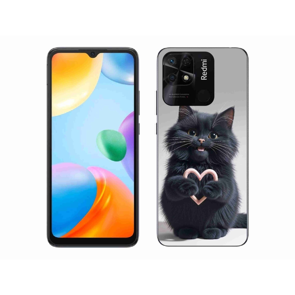 Gélový kryt mmCase na Xiaomi Redmi 10C - mačacia láska 3